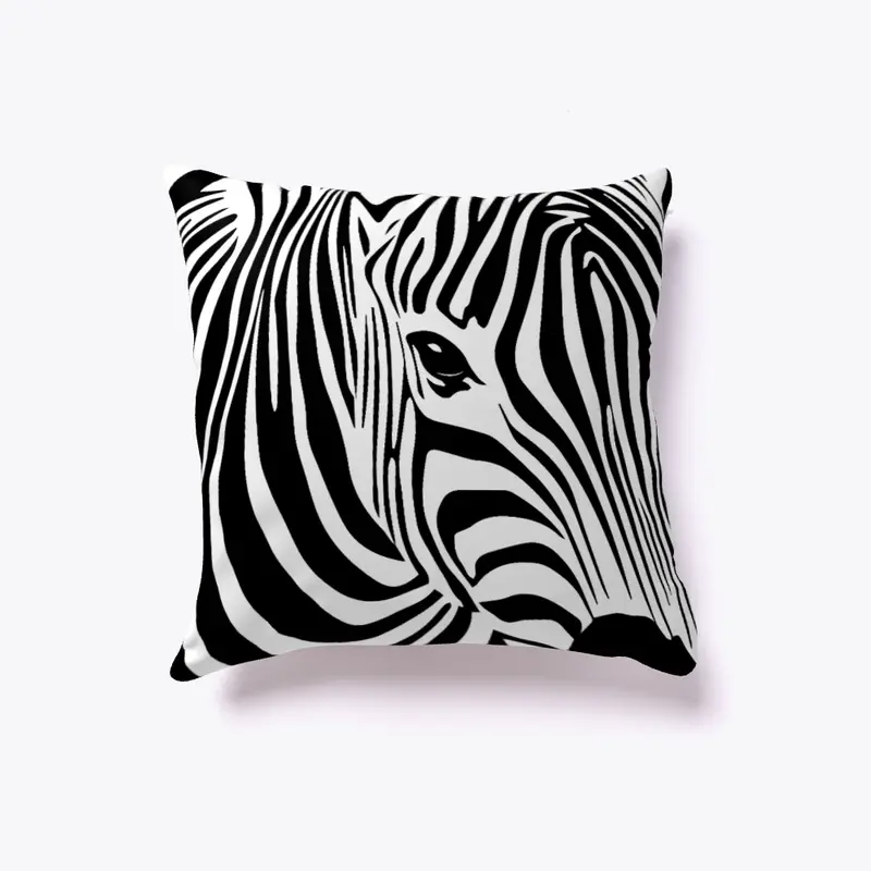 Safari Zebra Stipes Portrait